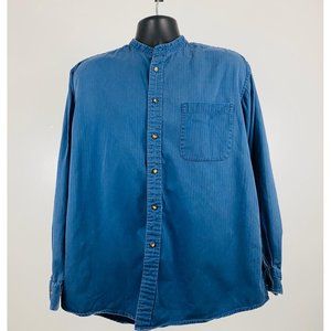 LORD & TAYLOR Men’s Size L Button  - 100% Cotton